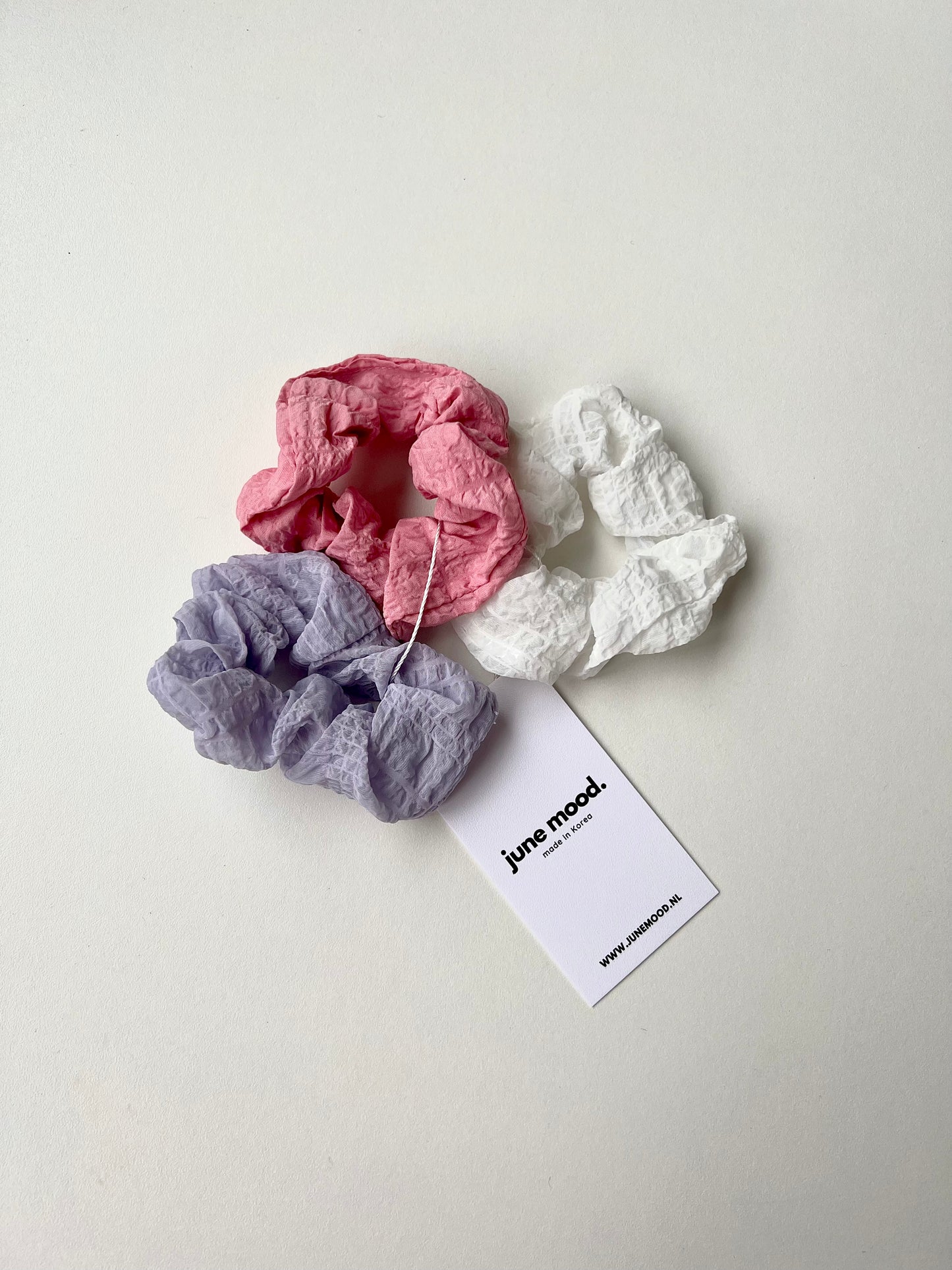 Poppy scrunchies (3-pack)