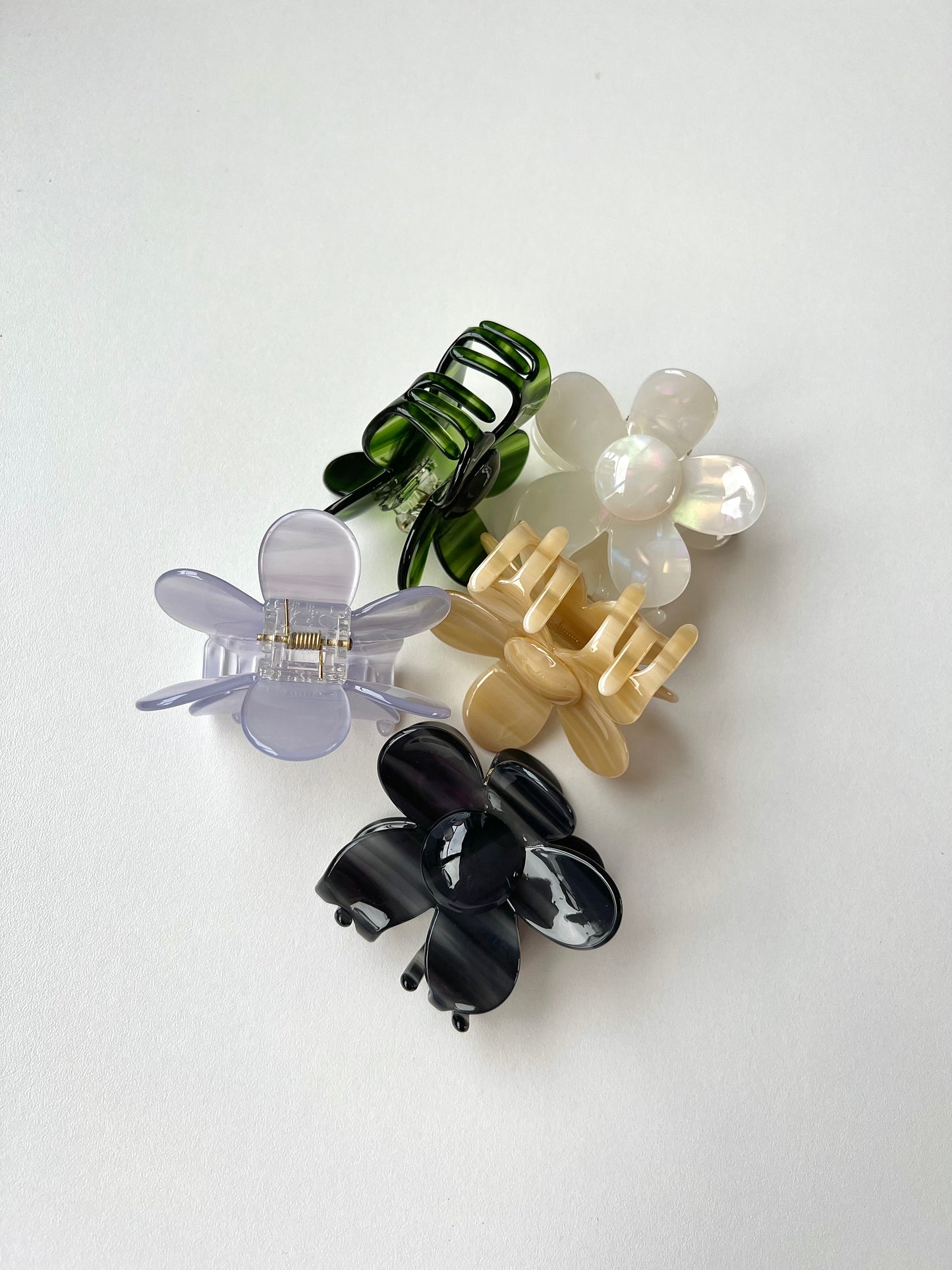 Flower small claw clips (5 colours)