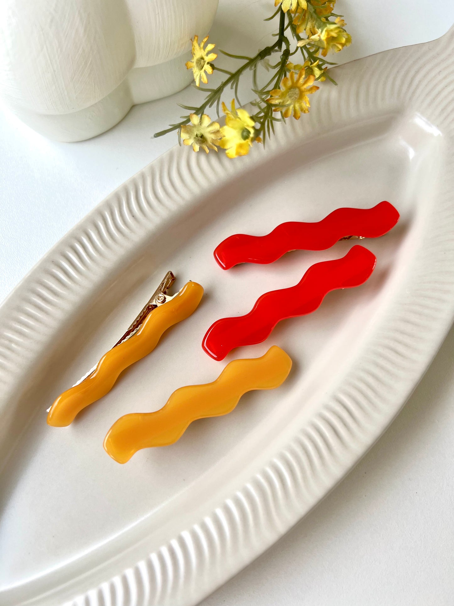 Squiggles hair clip (2-pack)