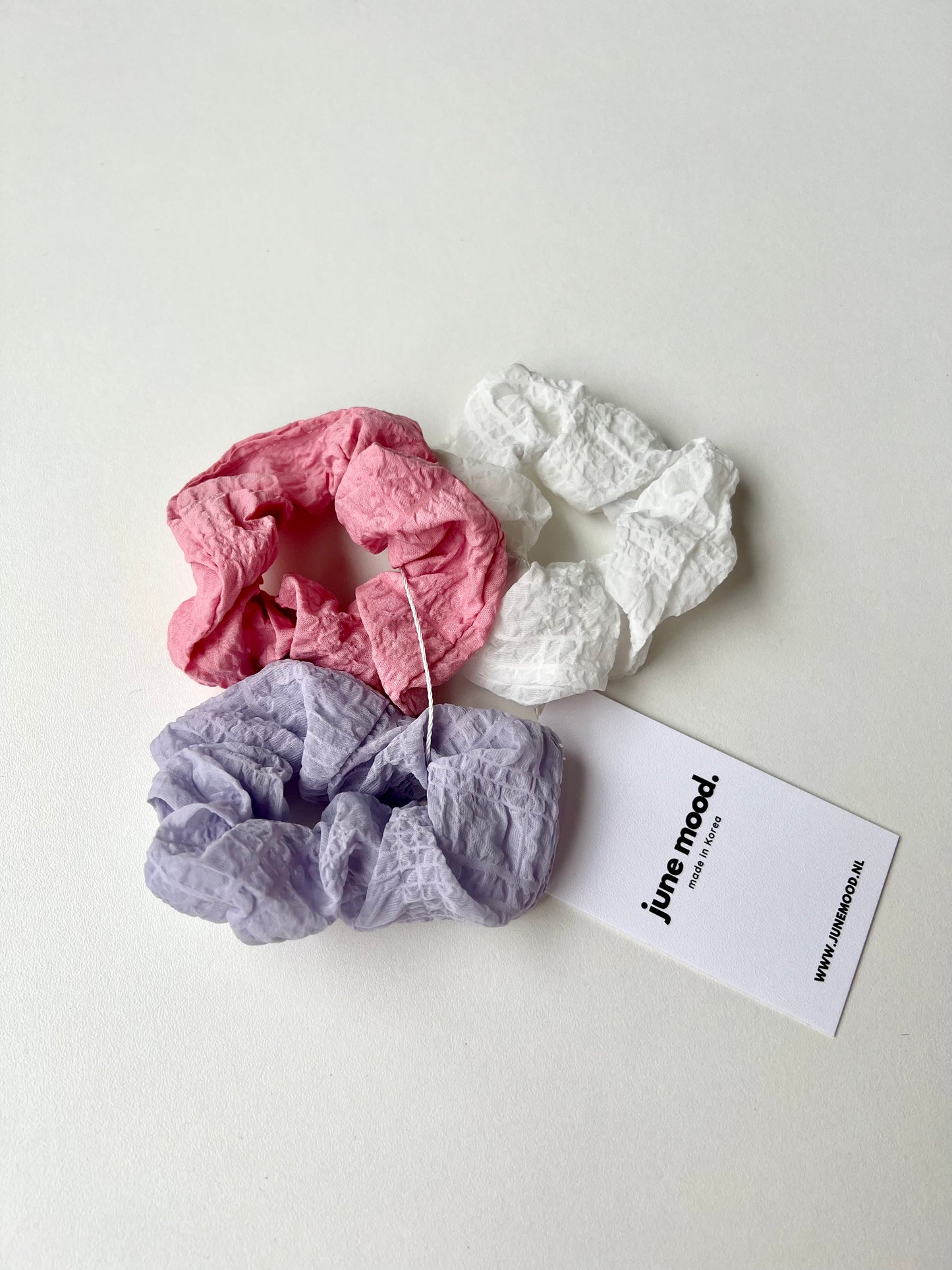 Poppy scrunchies (3-pack)