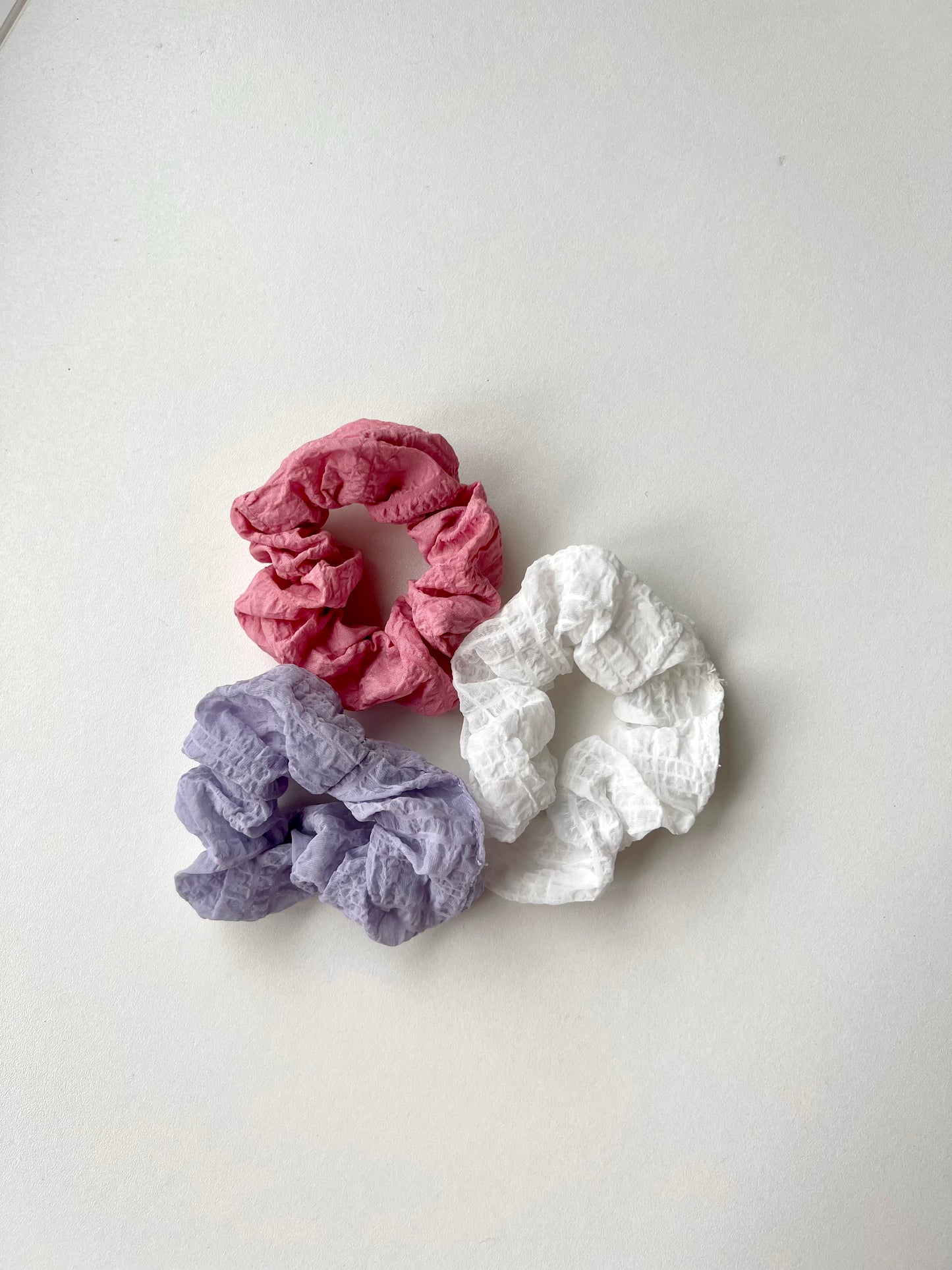 Poppy scrunchies (3-pack)