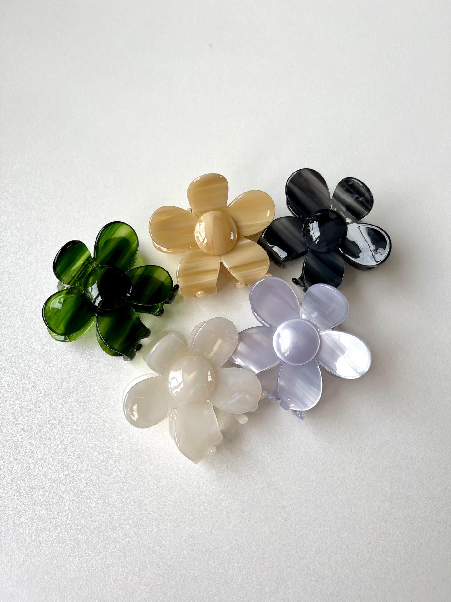 Flower small claw clips (5 colours)