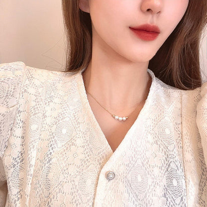Triple Pearl ketting