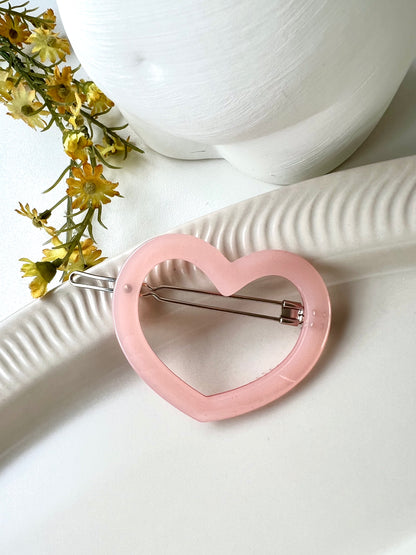 Heart hair clip (2 colours)