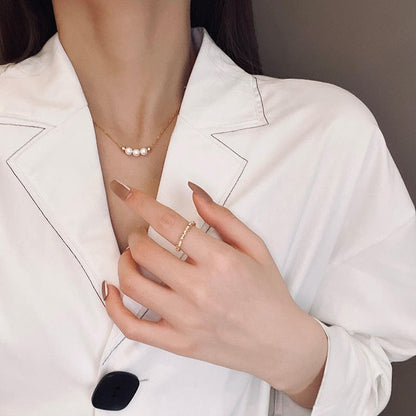 Triple Pearl ketting